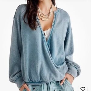 NWT Small Teal We The Free Anyway Tee